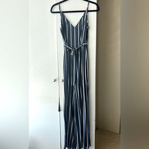 Forever 21 | Blue & white Stripped Jumpsuit